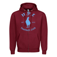 Burgundy New York City Pigeons Classic gift Zipper Hoodie - trangStudio