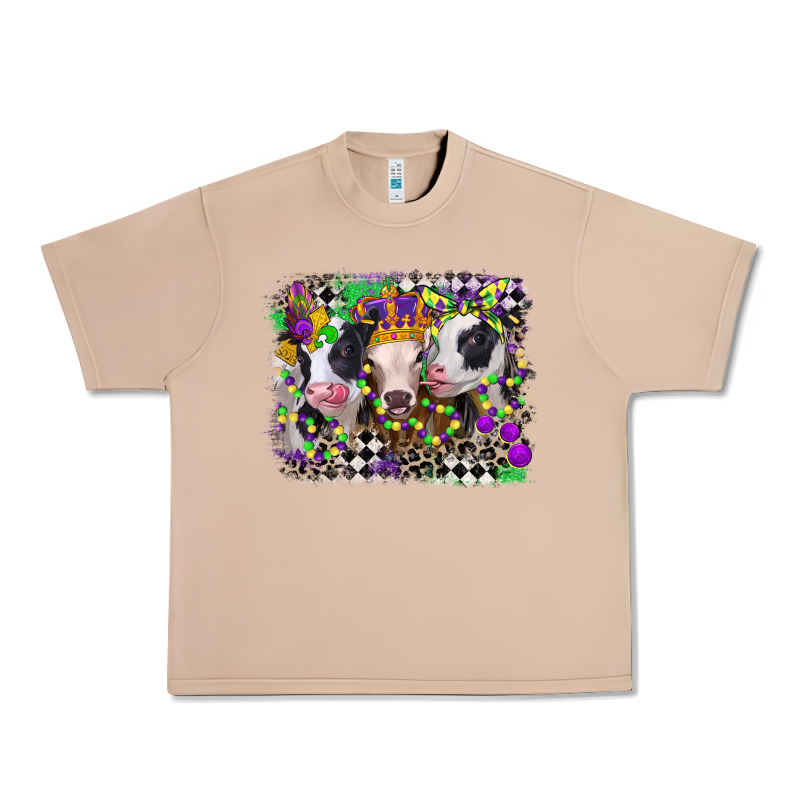 Mardi Gras Heifers Urban Heavy Tee by CowGirlArtShop | Teevron