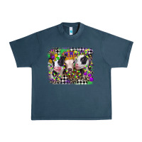 Midnight Navy mardi gras heifers Urban Heavy Tee - CowGirlArtShop