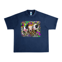 Navy mardi gras heifers Urban Heavy Tee - CowGirlArtShop