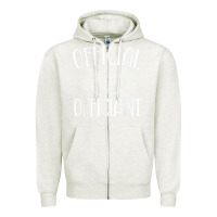 Oatmeal Heather Men Wedding Ordained Minister Gift Zipper Hoodie - trangStudio