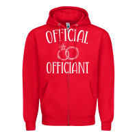 Red Men Wedding Ordained Minister Gift Zipper Hoodie - trangStudio