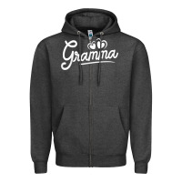 Charcoal Heather Gramma for Women Gramma Gifts for Grandma Gramma Zipper Hoodie - trangStudio