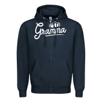 Navy Gramma for Women Gramma Gifts for Grandma Gramma Zipper Hoodie - trangStudio