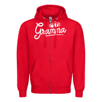 Red Gramma for Women Gramma Gifts for Grandma Gramma Zipper Hoodie - trangStudio