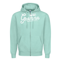 Seafoam Gramma for Women Gramma Gifts for Grandma Gramma Zipper Hoodie - trangStudio
