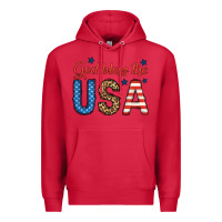 Cardinal god bless the usa Premium Hoodie - BundleAndBundleShop