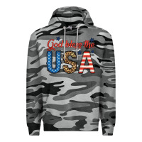 Slate Camo god bless the usa Premium Hoodie - BundleAndBundleShop