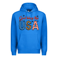 True Royal god bless the usa Premium Hoodie - BundleAndBundleShop