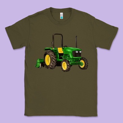 Farm Tractor Classic Tee Designed By Artiststas