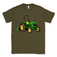 Army Green farm tractor Classic Tee - Artiststas