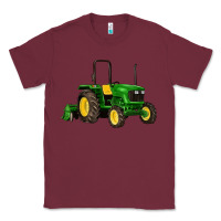 Burgundy farm tractor Classic Tee - Artiststas
