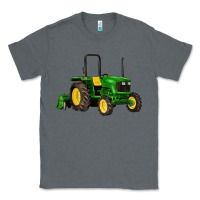 Charcoal Heather farm tractor Classic Tee - Artiststas