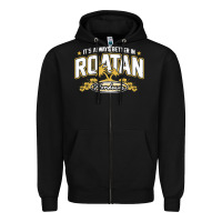 Black Roatan Honduras Souvenir Roatan Gift Travel Zipper Hoodie - trangStudio