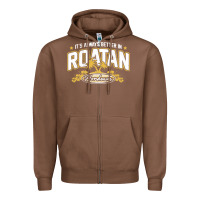 Chestnut Roatan Honduras Souvenir Roatan Gift Travel Zipper Hoodie - trangStudio