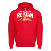 Red Roatan Honduras Souvenir Roatan Gift Travel Zipper Hoodie - trangStudio