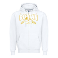 White Roatan Honduras Souvenir Roatan Gift Travel Zipper Hoodie - trangStudio