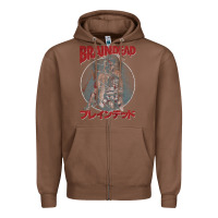 Chestnut Braindead-Ob7An Zipper Hoodie - trangStudio