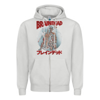 Dove Grey Braindead-Ob7An Zipper Hoodie - trangStudio