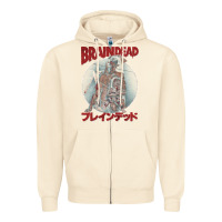 Sandshell Braindead-Ob7An Zipper Hoodie - trangStudio