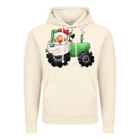 Vintage Artic santa tractor Vintage Hoodie - CowGirlArtShop