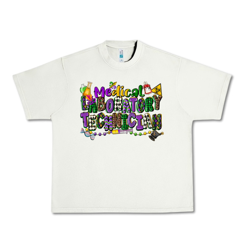 Medical Laboratory Technician Mardi Gras Urban Heavy Tee by CowGirlArtShop | Teevron