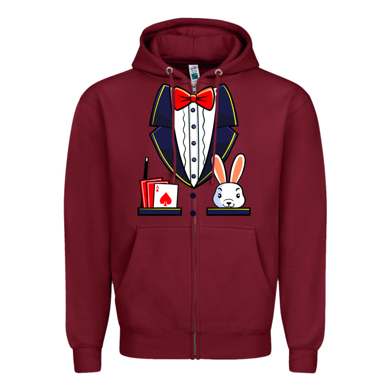 Magician Costume Halloween Magic Show Men Women Kids Boys Zipper Hoodie by trangStudio | Teevron