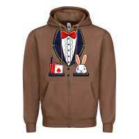 Chestnut magician costume halloween magic show men women kids boys Zipper Hoodie - trangStudio