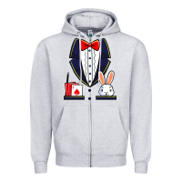 Heather Grey magician costume halloween magic show men women kids boys Zipper Hoodie - trangStudio