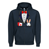 Navy magician costume halloween magic show men women kids boys Zipper Hoodie - trangStudio