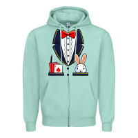 Seafoam magician costume halloween magic show men women kids boys Zipper Hoodie - trangStudio