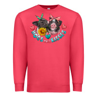Cardinal hogs and kisses pigs Premium Sweatshirt - Artiststas