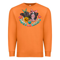Carrot hogs and kisses pigs Premium Sweatshirt - Artiststas
