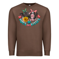 Chestnut hogs and kisses pigs Premium Sweatshirt - Artiststas