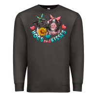 Smoke hogs and kisses pigs Premium Sweatshirt - Artiststas