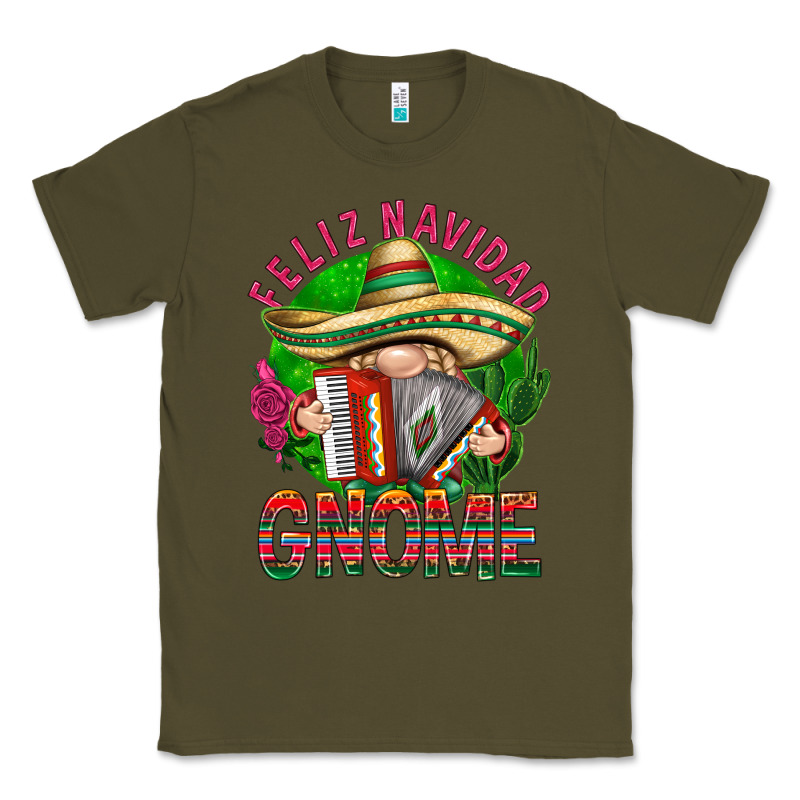 Feliz Navidad Gnome Classic Tee by NancyCooperArtShop | Teevron