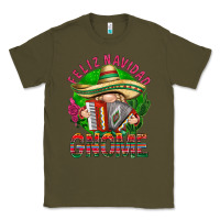 Army Green Feliz Navidad gnome Classic Tee - NancyCooperArtShop