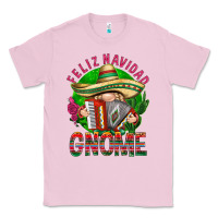 Bubblegum Pink Feliz Navidad gnome Classic Tee - NancyCooperArtShop