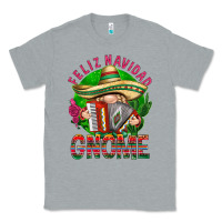 Heather Grey Feliz Navidad gnome Classic Tee - NancyCooperArtShop