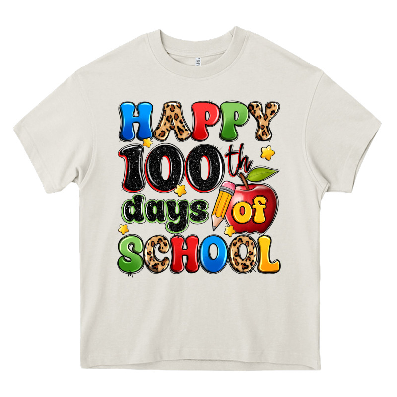 Happy 100 Th Days Of School Heavy Core Tee by Artiststas | Teevron