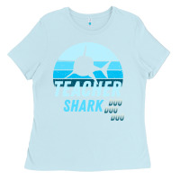 Baby Blue Teacher Shark Doo Ladies Tee - Bettercallsaul