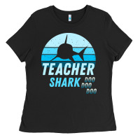 Black Teacher Shark Doo Ladies Tee - Bettercallsaul