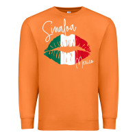 Carrot GGT Travel Souvenir Style SINALOA MX Flag Lips Premium Sweatshirt - trangStudio