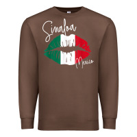 Chestnut GGT Travel Souvenir Style SINALOA MX Flag Lips Premium Sweatshirt - trangStudio