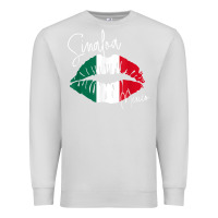 Dove Grey GGT Travel Souvenir Style SINALOA MX Flag Lips Premium Sweatshirt - trangStudio