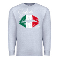 Heather Grey GGT Travel Souvenir Style SINALOA MX Flag Lips Premium Sweatshirt - trangStudio