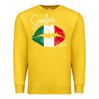 Lemon GGT Travel Souvenir Style SINALOA MX Flag Lips Premium Sweatshirt - trangStudio