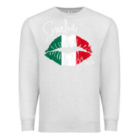 Oatmeal Heather GGT Travel Souvenir Style SINALOA MX Flag Lips Premium Sweatshirt - trangStudio