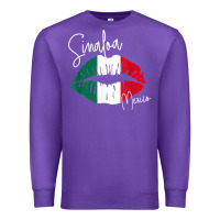 Purple GGT Travel Souvenir Style SINALOA MX Flag Lips Premium Sweatshirt - trangStudio