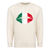 Sandshell GGT Travel Souvenir Style SINALOA MX Flag Lips Premium Sweatshirt - trangStudio